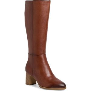 Tamaris Comfort Lange Laars - Vrouwen - Bruin Cognac
