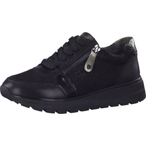 Tamaris Comfort Fit Dames Sneaker - 83709-098 Zwart - Maat 37