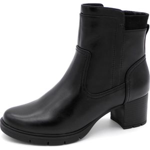 Jana Softline 8-25360-41 Comfortabele extra brede comfortabele schoen klassieke alledaagse schoenen enkellaarsjes, zwart, 37 EU Breed