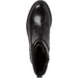 Jana Softline 8-25470-41 Comfortabele extra brede comfortabele schoen modieuze rits boot met decoratie enkellaars, zwart, 38 EU Breed