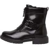 Jana Softline 8-25470-41 Comfortabele extra brede comfortabele schoen modieuze rits boot met decoratie enkellaars, zwart, 38 EU Breed