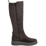 Jana - Laarzen - Zwart - Textiel - Comfortabele H-Weite