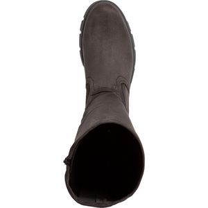 Jana Softline 8-25661-41 Comfortabele extra brede comfortabele schoen sportieve alledaagse schoenen kniehoge laarzen, asphalt, 41 EU Breed