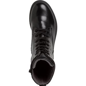Jana Softline 8-25264-41 Comfortabele extra brede comfortabele schoen klassieke alledaagse schoenen enkellaarsjes, Black Nappa, 42 EU Breed