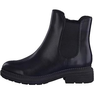 Jana Chelsea boots voor dames, winter, met ritssluiting, breedte H, extra breed, zwart, 39 EU