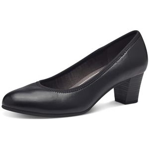 Jana Softline 8-22477-41 Comfortabele extra brede comfortabele schoen klassieke alledaagse schoenen zakelijke eenvoudige pumps, zwart, 36 EU Breed