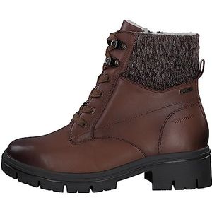 Tamaris Comfort Duotex 8-86224-41 Leren Comfort Fit uitneembaar voetbed voor dames, warm gevoerd, bruin (chestnut), 38 EU Breed