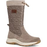 Tamaris Comfort Duotex 8-86409-41 Leren Comfort Fit uitneembaar voetbed voor dames, warm gevoerde enkellaarzen, taupe, 36 EU, taupe, 36 EU Breed