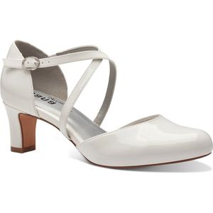 Witte pumps met blokhak Pumps online Laagste prijs beslist