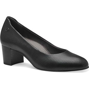 TAMARIS - COMFORT Pumps - Zwart - Leer - Blokhak