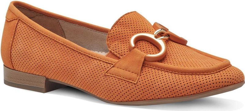 Tamaris - Comfort - Damesslippers - Oranje - Leer