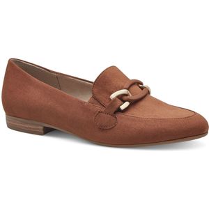 Jana Dames slippers met blokhak Vegan, cognac, 38 EU Breed