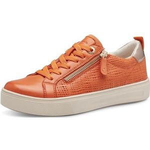 Tamaris 8-83707-42 sneakers voor dames, oranje nap strr, 42 EU breed, Oranje Nap Str, 42 EU Breed