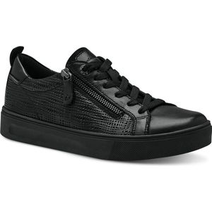 Tamaris 8-83707-42 sneakers voor dames, zwart uni NAP, 37 EU breed, Black Uni Nap, 37 EU Breed