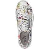 Jana - Sneakers - Wit - Textiel