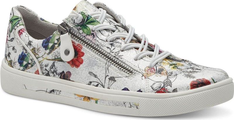 Jana - Sneakers - Wit - Textiel