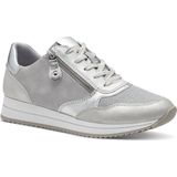 Jana 8-23763-42 damessneakers, grijs/zilver, 41 EU breed, Grey Silver, 41 EU Breed