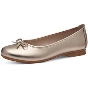 Jana Dames 8-22163-41 Ballet Flat, champagne, 39 EU Breed