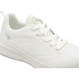 Tamaris - Comfort Damessneakers - Gebroken Wit - Veganistisch