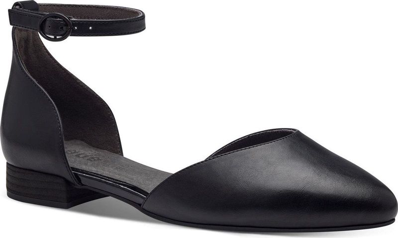 Jana - Damesballerina's - Zwart - Veganistisch - Brede Pasvorm