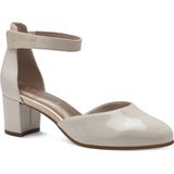 Jana 8-24476-42 pumps voor dames, beige patroon, 39 EU breed, Beige patent, 39 EU Breed