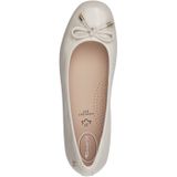 Tamaris - 8-82102-42 - Ballerina - Crèmepatent - Leer