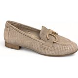 Tamaris Comfort Instappers beige Leer - Dames - Maat 38