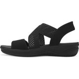 Jana - Softline Damessandalen - Zwart - Veganistisch - Waterafstotend