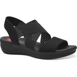 Jana - Softline Damessandalen - Zwart - Veganistisch - Waterafstotend