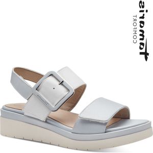 Tamaris - Sandaaltje - Beige - Leer - Comfort Fit