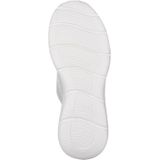 Jana - 8-83711-42 - Instappers - Wit/Lichtgrijs - Kunstleer