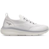 Jana - 8-83711-42 - Instappers - Wit/Lichtgrijs - Kunstleer