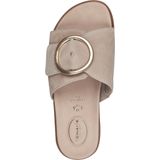 Muiltjes - Effen - Suède - Gevoerd - Middelhoge Hak