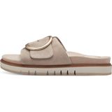 Muiltjes - Effen - Suède - Gevoerd - Middelhoge Hak