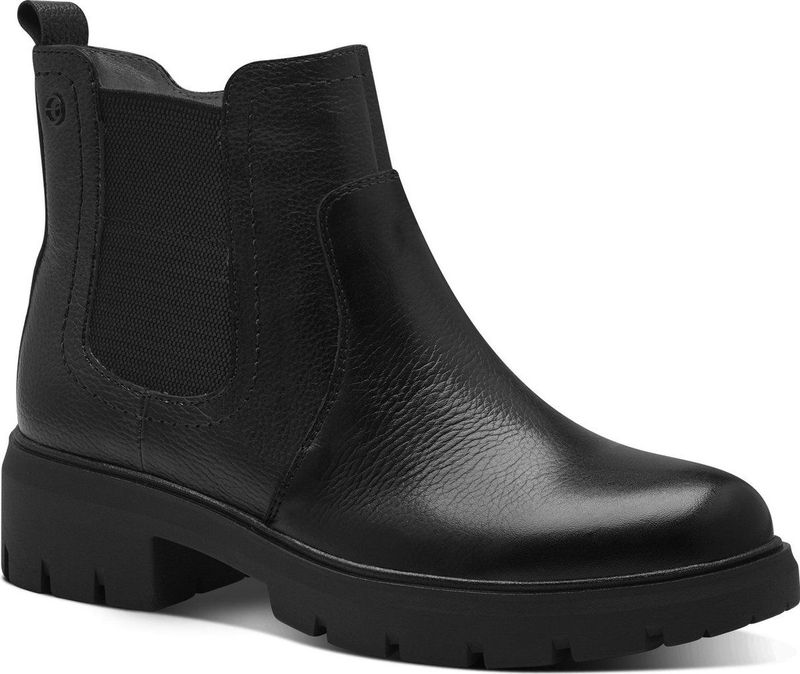 Tamaris Chelsea Comfort 8-85420-43 Enkellaarzen voor dames, Nappa zwart