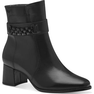 Tamaris - Comfort Essentials - Enkellaars - Zwart - Leer
