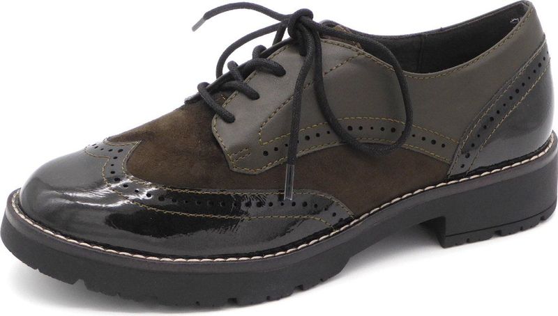 Jana - 23770-722 Veterschoen - Olijfgroen - Synthetisch - Vegan