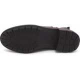 Jana Enkellaarsjes voor dames, zonder hak, met ritssluiting, veganistisch, cognac, 36 EU