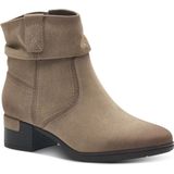 JANA - Enkellaarsjes - Bruin - Imitatieleer - Blokhak