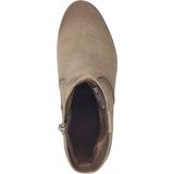 JANA - Enkellaarsjes - Bruin - Imitatieleer - Blokhak