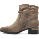 JANA - Enkellaarsjes - Bruin - Imitatieleer - Blokhak