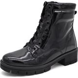 Jana - Dames Lace Boot - Enkellaarzen - Zwart - Veganistisch