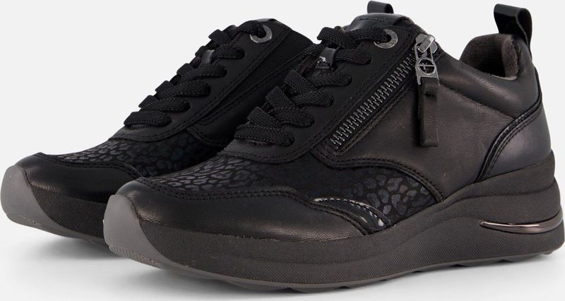 Tamaris schl. Schnürer für Damen, schwarz, Gr. 42 EU