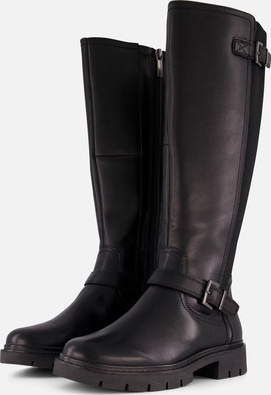 Tamaris Hoge laarzen zwart Textiel - Dames
