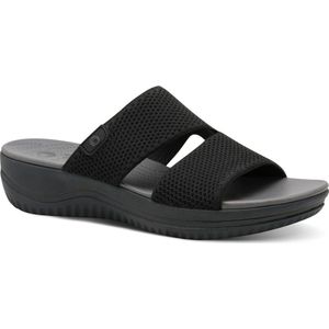 Jana - 27270-001 Slipper - Zwart - Textiel - Wijdte H