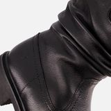 Tamaris Enkellaarsjes zwart Leer - Dames