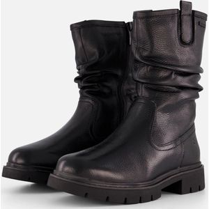 Tamaris Enkellaarsjes zwart Leer - Dames