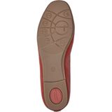 TAMARIS Ballerina - Rood - Leren - Veganistisch