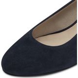 TAMARIS Comfort Slingpumps - Marineblauw - Leer - Hallux-vriendelijk