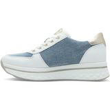 TAMARIS - Comfortabele Damessneakers - Jeans - Leer